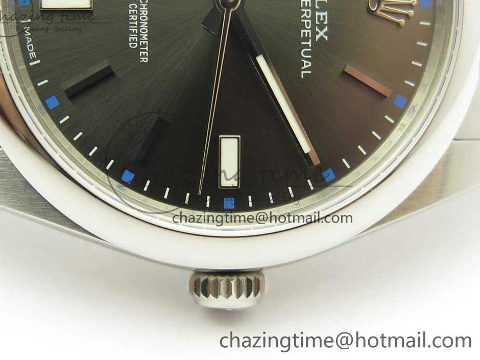 MiroTime 0511 Oyster Perpetual 39mm 114300 UBF 1:1 Best Edition Gray Dial on SS Bracelet A GoodFit 3295